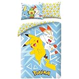 POKEMON PIKACHU et SCORBUNNY Parure de lit Housse de