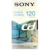Sony - Sony CD 120 - Cassette VHS Vierge - 120 Minutes