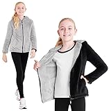 CityComfort Sweat Zippé Enfant, Polaire Chaude Réversible