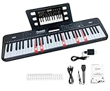 Funtaki Piano à clavier électronique à 61 touches pour