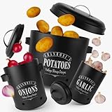 Granrosi boite de rangement cuisine set de 3,bocaux