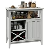 HOMCOM Meuble de Rangement Buffet Cuisine avec étagère