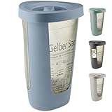 Rotho Fabu Support pour sac à déchets sac jaune avec