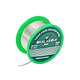 luckaide Étain à souder de 0,8 mm avec flux, sans plomb