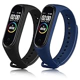 Oumida 2 PCS Bracelet pour Xiaomi Mi Band 4/ Xiaomi