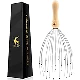 USAGA Masseur de tête à 32 doigts, gratte-tête, masseur