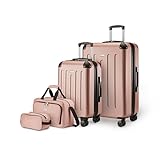 Amazon Basics Ensemble de Bagages Rigides, 4 Pièces,