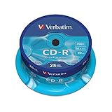 Verbatim (43432) : CD-R 52x 25-pack : Optical Media