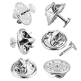 JANYUN 120 Paires de Fermoir Pins, Attache Pins, Papillon