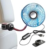 YNPQTDS Ventilateur de Voiture Portable 3 Vitesses