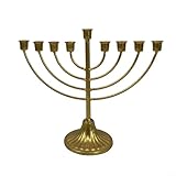 Hanukkah Menorah, étoile de bougeoirs, plaqué argent,