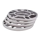 Lot de 4 entretoises de roue - 4 trous, 5 trous, 6