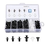 DOCAS 100 Pcs Rivet Clips Plastique, Rivet Plastique