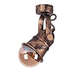 TWSXTE Plafonnier vintage style industriel ,LED projecteur,Applique