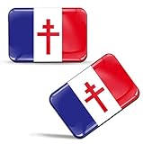 Biomar Labs® 2 x 3D Flexibles Autocollant Stickers