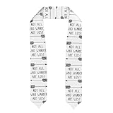 Not All Who Wander Are Lost Gradseason Châle de cérémonie