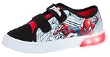 Marvel Spiderman Baskets en Toile Lumineuses pour garçons