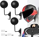 motofans Porte Casque Moto Mural Rotation à 180 degrés