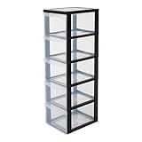 Iris Ohyama, Armoire de rangement, 5 tiroirs de 15