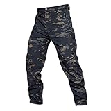 YuanDiann Homme Tactique Camouflage Softshell Pantalon