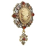 Fenical Broche vintage photo beauté broche camée broche