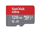 SanDisk Carte Mémoire MicroSDXC Ultra 128 Go + Adaptateur