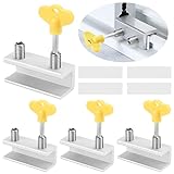 Jognee Lot de 4 serrures de fenêtre coulissante | Sécurité