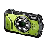 PENTAX Caméra d'aventure WG-8 Verte Toutes Saisons,