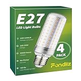 Fondiiz Ampoule E27 LED Blanc Chaud 3000K, 16W 2200LM