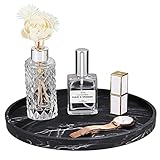 Emibele Plateau en Résine, 27cm Plaque Bijoux Marbre