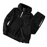 UINGKID Unisexe Survêtement Homme Grande Taille 2 Pièces
