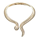 EVER FAITH Collier Spécial Animal Serpent Choker Style