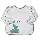 Trois Kilos Sept Mixte bébé Panda Bavoir, Bleu, Taille