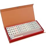LANYOTA Lot de 144 mini Mahjong avec 4 supports de