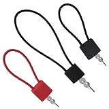 MOSTFUN 3 Pièces Cadenas à Clé avec Corde d’Acier,