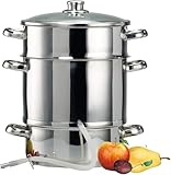 Baumalu, Extracteur de jus à vapeur, en inox, Système