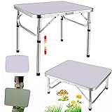 Lucn Table de camping pliante de 60 cm - Table de pique-nique