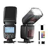 PHOTOOLEX LCD Flash Speedlite pour Canon Nikon Sony