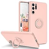 DUEDUE Coque Huawei P30 Pro avec Anneau en Silicone