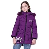 SXSHUN Doudoune Enfant Fille Manteau d'hiver Princesse