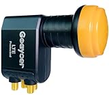 Goaycer Quad LNB numérique 4 voies HD 4K, avec filtre