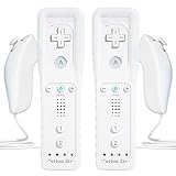 2 Pièce Manette de Wii avec Nunchuk et Motion Plus,TechKen