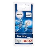 Bosch W5W Pure Light lampes auto - 12 V 5 W W2,1x9,5d