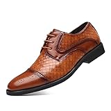 Rodawu Chaussures habillées à lacets pour homme - Chaussures