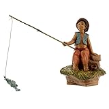 Holyart Pécheur à la Ligne crèche Fontanini 12 cm
