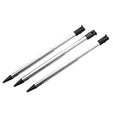 mi ji 3 pièces réglable Argent Stylet Tone Plastique