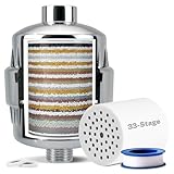 iSpring SF2S Filtre de Douche Anti Calcaire 33 Étapes,