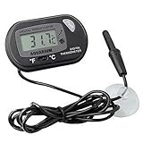 Treki Thermomètres Aquarium LCD Thermomètre Digital