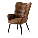 MEUBLE COSY Fauteuil de Salon Scandinave avec Accoudoirs