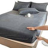 Drap Housse Flanelle Drap-housse élastique chaud et